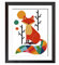Proumhang 14 CT DIY Stickgarnituren Kreuzstich Tischdecke zum Sticken 2 Stränge Aida Leinwand Gedruckt 22x30cm: Bunter Fuchs
