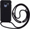 xingting EU Compatible for Samsung Galaxy S9 case,Silicone Cover Adjustable Length Lanyard-StylishMobile Phone Cover Neck Strap-Black
