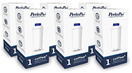 Coffee² Wasserfilter komp. mit Delonghi DLSC002, Zubehör für Kaffeemaschinen der ECAM, ETAM sowie ESAM Serie - Pack 6