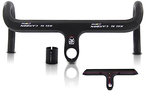 RXL SL manubrio in carbonio bici da corsa Supporta OD2 31.8/28.6mm Instradamento interno manubrio drop carbonio UD lucido manubrio bici strada 400 * 90mm