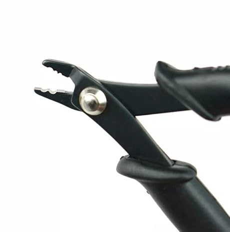 GL Hair Nano Tip - Pinze professionali per extension per capelli, micro anello e nano anello, impugnatura ergonomica di precisione, lega di manganese, applicatore leggero per extension per capelli