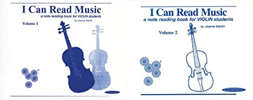 I Can Read Music for Violin students 2 Bücher Set - Volume 1 & Volume 2