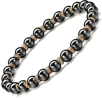 Apocalyptic-K Magnetarmband für Männer und Frauen mit Strasssteinen, 6/8/10MM, Antistatisch, Modeschmuck