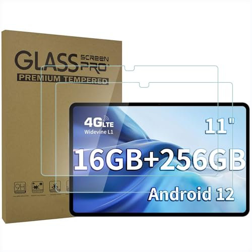 AKNICI [2 Piezas Protector de Pantalla para TECLAST T50 Tablet 11 Pulgadas Android 13 Tablet, Cristal Vidrio Templado, Dureza 9H, Antihuellas Protector Templado
