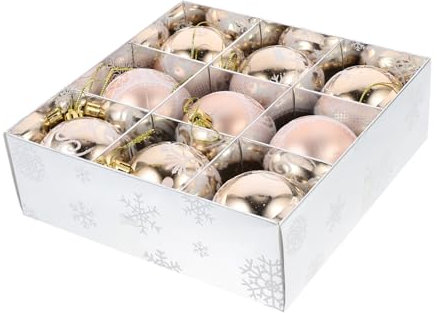 WOFASHPURET 9st Weihnachtskugeln Nachtclub-Disco-Kugel Kugel Aus Kunststoff Weihnachtsdekoration Weihnachtskugel-Ornamente Baumkugeln Kugeln Hängende Kugel Verpackt Plastik