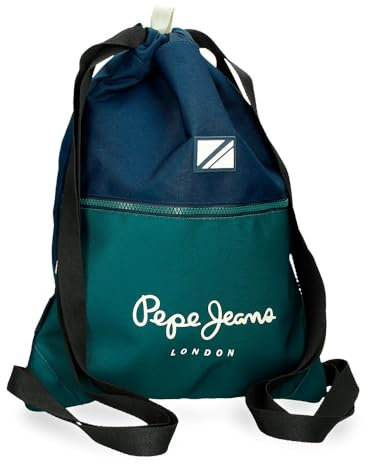 Pepe Jeans Ben Mochila Saco Verde 35x46 cms Poliéster by Joumma Bags by Joumma Bags
