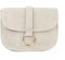 lePelou Umhängetasche aus Veloursleder, Wildleder Handtasche, Cross Body Tasche Geschenk (Creme)