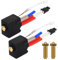 JUUPINE Hotend for Anycubic Kobra 2 / Kobra 2 Neo/Kobra 2 Max/Kobra 2 Plus/Kobra 2 Pro Hot End Kit Print Head Heater Block Temperature Heating 3D Printer Accessories (2pcs hotend +2pcs 0.4mm nozzle)