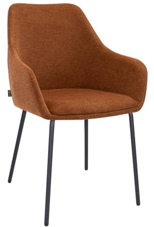 Kick Collection Esszimmerstühl Guus - Terra - Modern und Hochwertig - Strukturierter Stoff en Metall - Erhältlich in vielen Farben