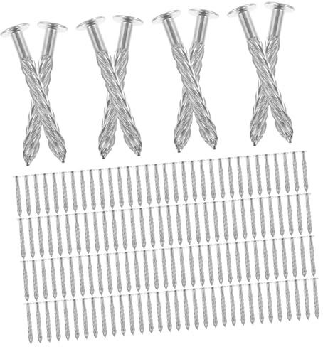 GLEAVI 100pcs M8x70 Threaded Screw Nails Carpet Trim Fasteners Floor Carpet Tacks for Stairs Diy Household Accessories