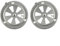 BBQ Grill Part Set of 2 Adjustable Stainless Steel Air Flow Control Vents
