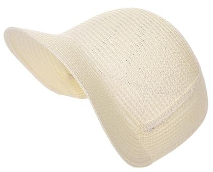 Illkjasfc Sombrero de paja para manualidades, para espectáculos de teatro, jardín, bodas, carnavales, suministros de fabricación de sombrerería