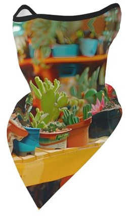 PHAYAH Kaktus-Kollektion, Halstuch, Maske, Bandana, Sonnenschutz, Halswärmer, Sturmhaube, Schal, Stirnband