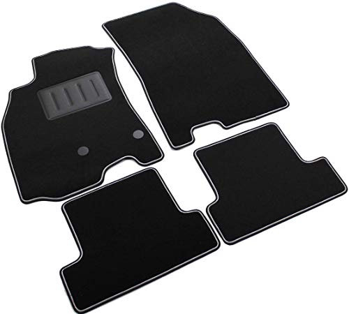 ilTappetoAuto by Fabbri 3 - SPRINT03706 - Tapis de Voiture sur Mesure en Moquette Antidérapante Noire