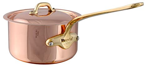 Mauviel 6720.13 M'Heritage M'150B Kupferkasserolle mit Deckel, Kupfer