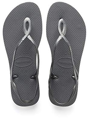 Havaianas - Luna, Sandales Confortables, Élégantes et Fonctionnelles, Ajustement Sûr à la Cheville, Lanières Tressées et Semelle Antidérapante, Femme