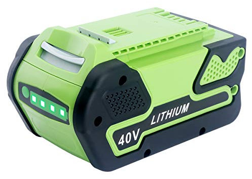Biswaye 29472 6.0Ah 40V Lithium Batterie Ersatz für GreenWorks 40V G-MAX Power Tools 29462 29252 20202 22262 25312 25322 20642 22272 27062 21242 Akku