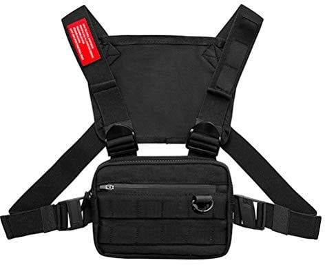 RetroFun Outdoor Sport Brusttasche, Herren Tactical Brusttasche, Mehrzweck Sport Rucksack Tagesrucksack Männer Frauen