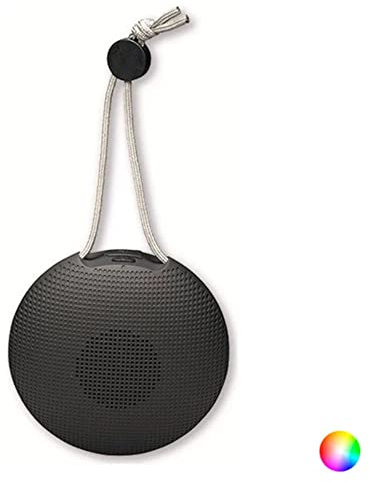 Denver Mini Bluetooth Lautsprecher – Kleine Musikbox mit 3W, Wiederaufladbare Batterie, 10m Reichweite, Kompakter Bluetooth Speaker für Handy – Perfekt als Mini Lautsprecher und Musikbox klein - Grau