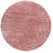 Carpetsale24 Teppich Wohnzimmer Shaggy Einfarbig Design 160 cm Rund Rosa - Hochflor Teppich Schlafzimmer Luxuriöse Kuschelig und Super Weich Langflor 50 mm Florhöhe - Flauschiger Teppich Runder
