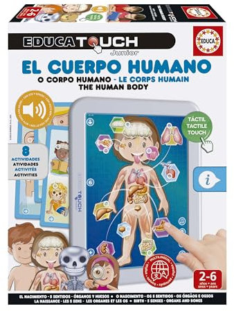 Educa - EducaTouch Junior. El Cuerpo Humano. Juego Educativo Electrónico Infantil. A Partir de 2 años (19174)