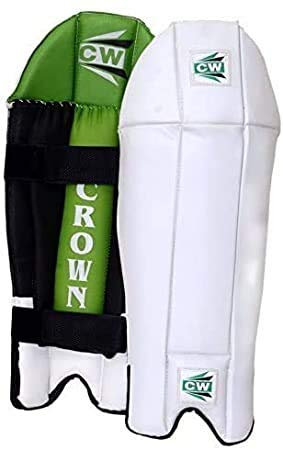 CW Crown Cricket-Pads für Erwachsene, Schutzausrüstung, leicht, für Senioren, volle Größe, für Herren