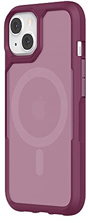 SURVIVOR Endurance MagSage Series Case for iPhone 13 (6.1), Ultra-Slim Drop Protection up to 14 Feet - Plum/Bordeaux (GIP-078-PLM)