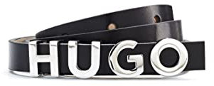 HUGO Damen Zula Belt 1,5Cm Belt, Black1, 85