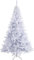 GREATOYAR Weihnachtsbaum, künstlicher Weihnachtsbaum, PVC-Material, Weihnachtsdekoration, mit Metallständer, einfache Montage, Höhe 120 cm, Weiß