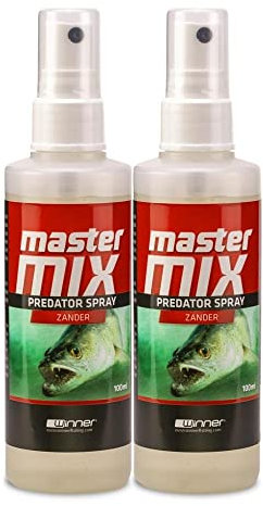 Tandem Baits Karpfen Futter Angelfutter Attraktor Master Mix Predator Spray 2-er Set 100 ml Zander