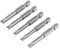 5 cacciaviti a forma di U, Fixinus 1/4 pollici, attacco esagonale S2, in lega di acciaio a forma di U, set di cacciaviti magnatici, lunghezza 50 mm
