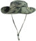 WANYIG Camouflage Sonnenhut Herren Damen UV Schutz Baumwolle Sommerhut Breite Krempe 11CM Faltbar Fischerhut Wanderhut Safarihut Outdoor Sonnenschutz Anglerhut Buschhut 55-62CM (31 Armeegrün)
