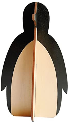 YARNOW Pinguin Brillengestell Magnetischer Brillenhalter Brillenständer Aus Holz Ständer Für Brillengestell Pinguin-brillenhalter Tier Brillenhalter Kind Kunsthandwerk Hölzern Lagerregal