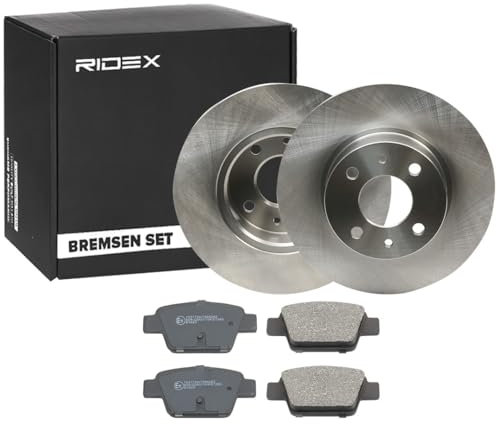 RIDEX 3405B0377 Bremsenset Hinten 251mm - Bremsen Set mit Bremsscheiben und Bremsbeläge Satz
