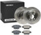 RIDEX 3405B0377 Bremsenset Hinten 251mm - Bremsen Set mit Bremsscheiben und Bremsbeläge Satz