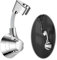 Finetoknow Duschkopfhalterung, 360° Verstellbar, Ohne Bohren, ABS Universal Duschbrause Halterung, Silberfarben, 1 Einstellung, Massage, Wandmontiert, 1 Düse, Modern, Edelstahl