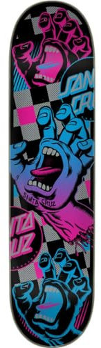 Santa Cruz Skateboard Skateboard Deck Check Trap Hand 7-lagig Birke Multi 19,7 cm