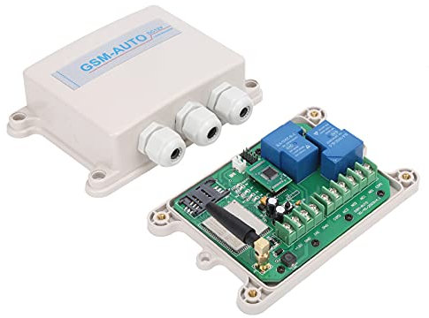 Drahtlose Wasserdichte Doppelkanal-Fernbedienung, 4G 3G GSM DC 12 V, Steuerung von 2 Geräten, Sichere Anrufer-ID, IP65 Wasserdicht, ABS-Material (US Version)