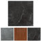 Ikodm PVC Bodenbelag Selbstklebend Vinylboden ca. 3 m² 33 Fliesen PVC Laminat Dielen Bodenfliesen 30x30cm Laminat Dielen Vinyl-Fliesen für Fußbodenheizung Schwarz Marmo