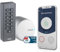 tedee GO Set | silbernes Schloss und Keypad | smartes Türschloss | Tastenfeld | Smart-Home-Lösung für iOS und Android | Bluetooth | Motorschloss | Zugang über PIN-Codes | Keine Installationshardware