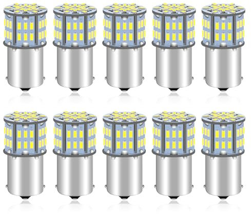 Defvnsy 10 Stück 1156 Glühbirnen 12V-24V für Außenlandschaft, Innenhofbeleuchtung