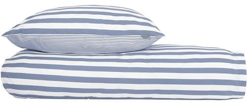 Schiesser Bettwäscheset Marie - Renforcé - 2-teilig - 155 x 220 cm - Hellblau