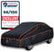 Upgrade4cars Bâche de Protection Voiture Exterieur Anti-Grêle | Housse Auto Universelle pour Été et Hiver | Bache Extérieur Voiture - S (406 * 165 * 119 cm)