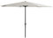 Acomoda Textil – Sombrilla de Jardín con Forro Anti UV. Parasol de Aluminio con Manivela, Toldo Octogonal Ø 3 M para Patios y Terrazas 244 x 300cm. (Crema)