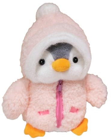 Champracer Pinguino di peluche da 25 cm (rosa)