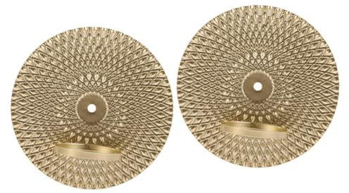 Cabilock Kerzenleuchter Wand Vintage 2 Stück Kerzenhalter Goldene Kerzenwände Wandkerzenleuchter Hochzeitskerzen Kerzenständer Heim Teelicht Kerzenhalter Antike Wandlampen Dekorative Kerzenleuchter