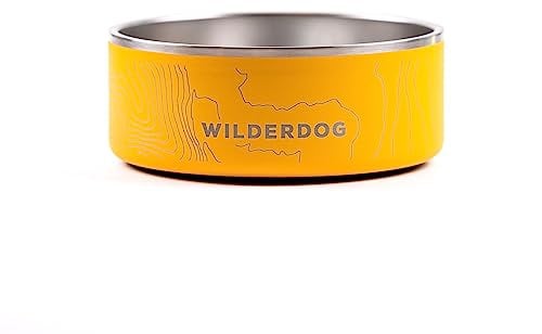 Widlerdog Stainless Steel Dog Bowl with Extra Durable Kitchen-Grade BPA-Free Stainless Steel with Non-Slip Rubber Ringed Bottom