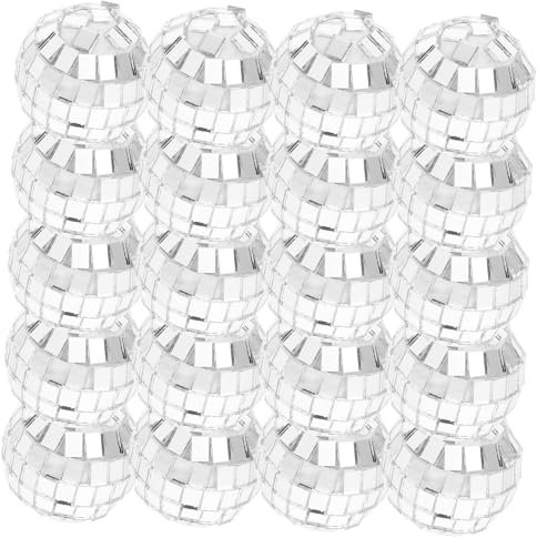 CANIGHT -Teilige Weihnachtskugeln mit Verspiegelter Oberfläche Hängende Ornamente aus Glas für Weihnachtsbaumdeko