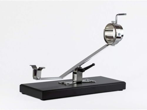 BRICOMIRAS Jamonero Basculante Giratorio Profesional con Base de Madera, Negro, para Jamones y Paletillas, Soporte Jamonero Basculante Giratorio Restaurantes y para el Hogar