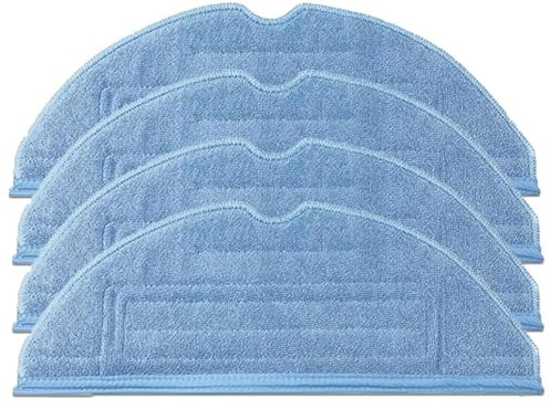 4 Stück Wischtücher Ersatz Wischtücher für Mop Pads Mikrofaser, Universal-Wischtücher Kompatibel mit Roborock S7 Wischtücher (S7 S7+/S7 PLUS/S7 MAX/S7 MAXV ULTRA/S7 PRO ULTRA)